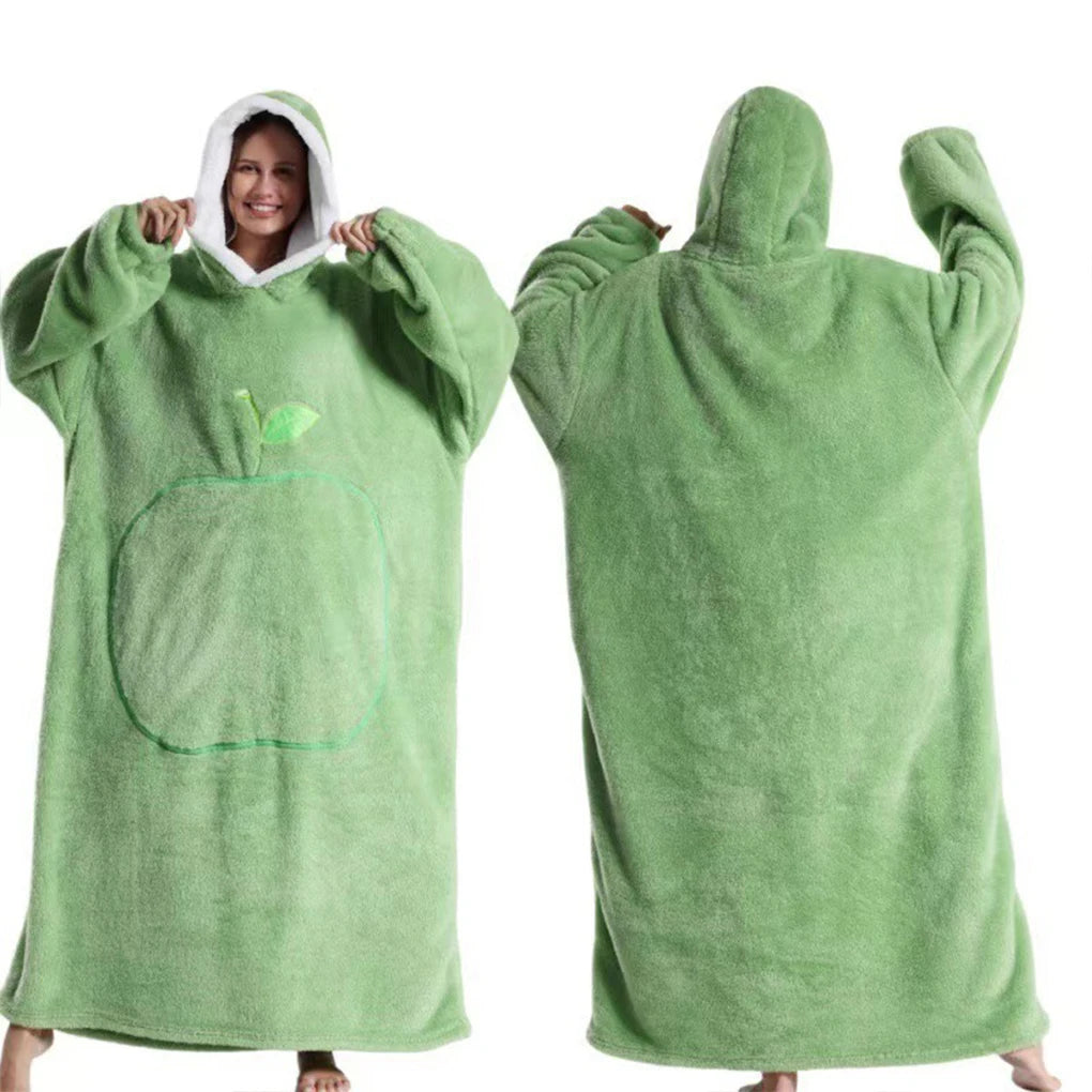 Stay Cozy This Winter with Our Unisex Oversized Hooded Blanket - The Ultimate Warmth and Comfort for Chilly Nights!