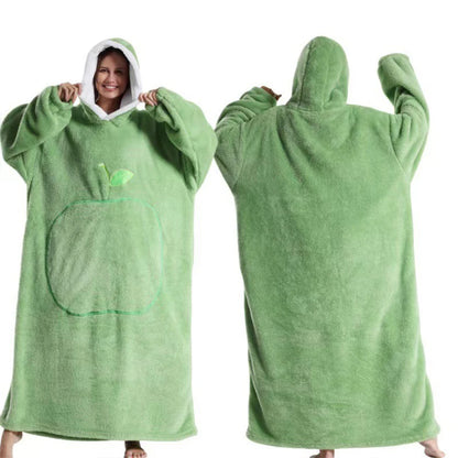Stay Cozy This Winter with Our Unisex Oversized Hooded Blanket - The Ultimate Warmth and Comfort for Chilly Nights!