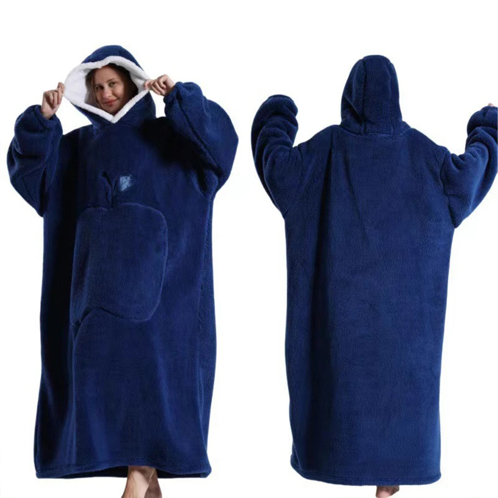 Stay Cozy This Winter with Our Unisex Oversized Hooded Blanket - The Ultimate Warmth and Comfort for Chilly Nights!