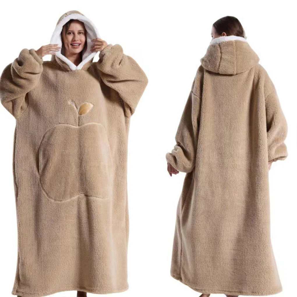 Stay Cozy This Winter with Our Unisex Oversized Hooded Blanket - The Ultimate Warmth and Comfort for Chilly Nights!