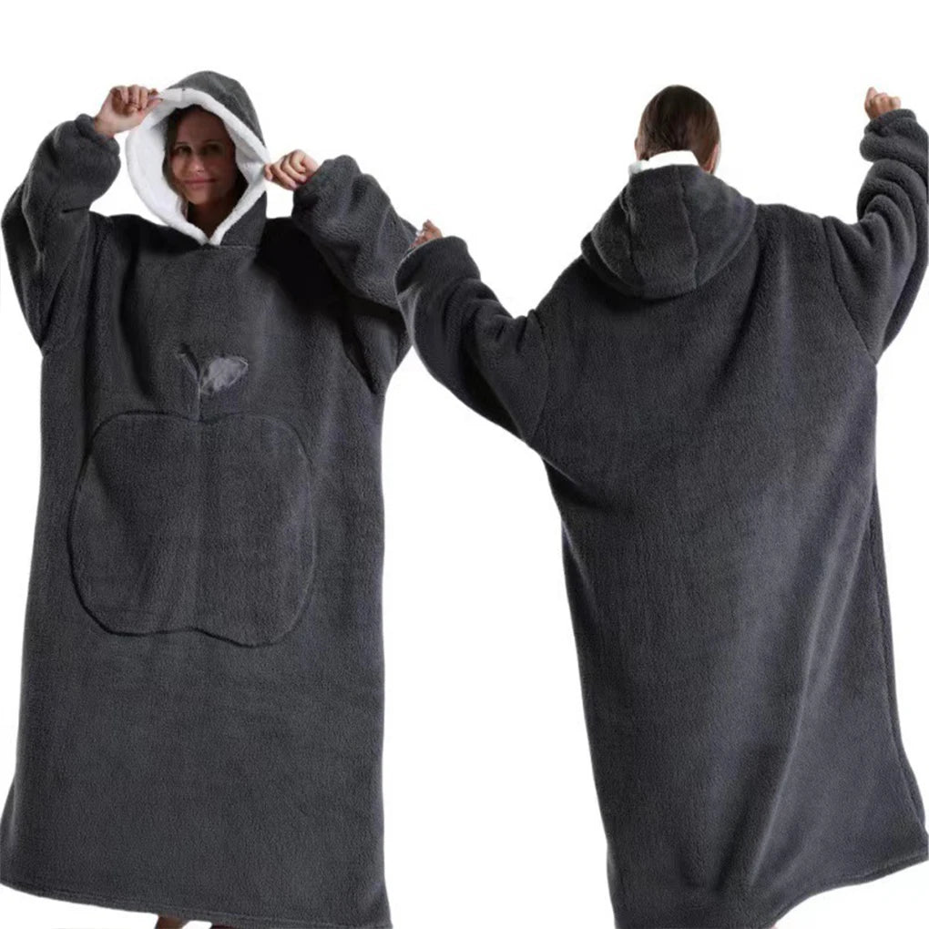 Stay Cozy This Winter with Our Unisex Oversized Hooded Blanket - The Ultimate Warmth and Comfort for Chilly Nights!