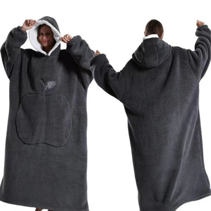 Stay Cozy This Winter with Our Unisex Oversized Hooded Blanket - The Ultimate Warmth and Comfort for Chilly Nights!